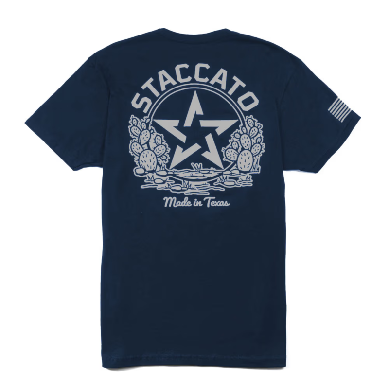 STACCATO Cactus Badge Tee 3.0 - NAVY