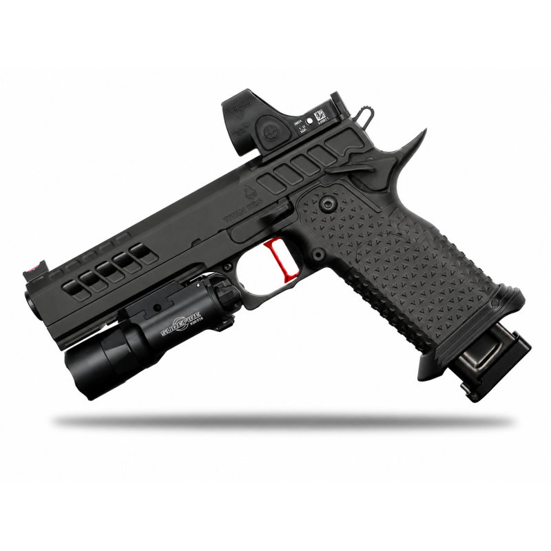 ATLAS GUNWORKS TITAN V3 - DETENTE ROUGE - DLC/DLC - 9MM